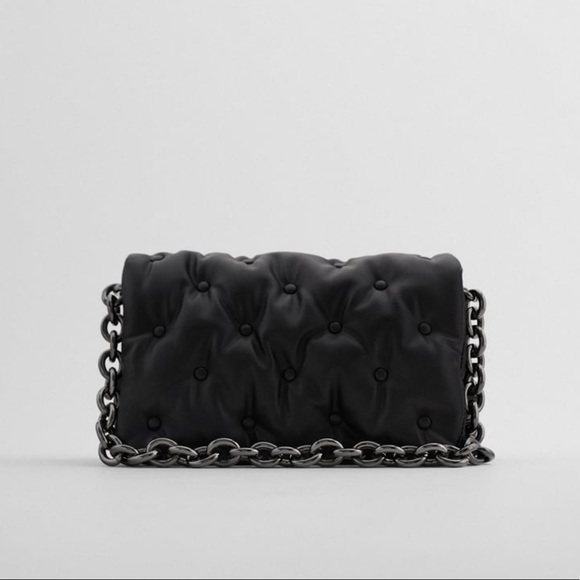 NWT Zara Quilted Maxi Crossbody Bag - Picture 14 of 16